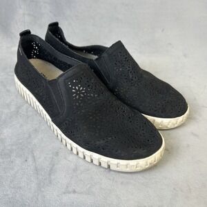 JBU by Jambu Shoes Women's Size 6.5 - 7 Flora Loafer Flat Black Slip On Casual